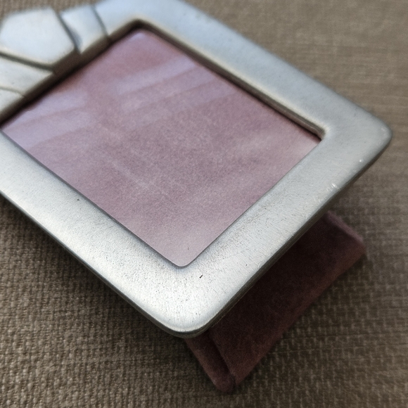 SEAGULL pewter small picture frame 1x1 vintage - Picture 9 of 13